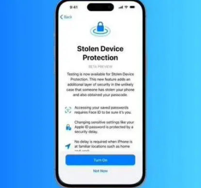 嘉兴苹果授权维修店分享被盗设备保护功能开启方法 