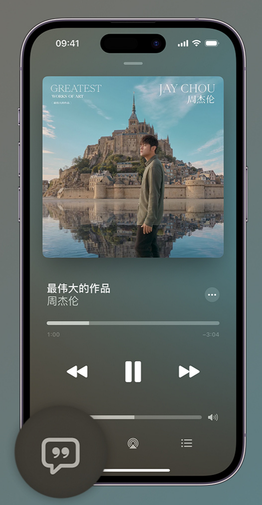 嘉兴iphone维修分享如何在iPhone上使用Apple Music全新唱歌功能 