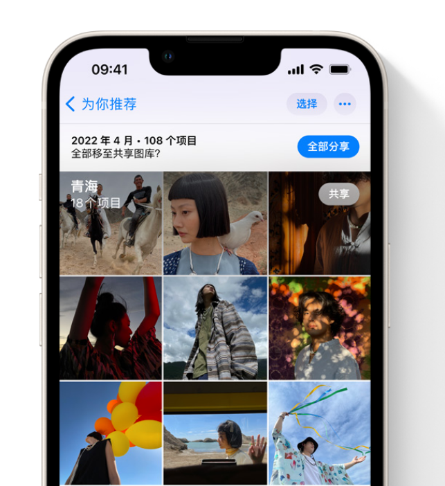 嘉兴苹果维修网点分享在 iPhone 上使用共享图库 