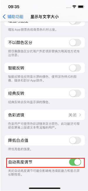 嘉兴苹果15维修店分享iPhone 15 Pro系列屏幕亮度 