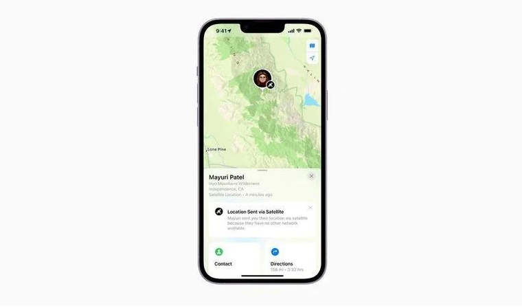 嘉兴苹果14维修分享iPhone14系列中 FindMy功能通过卫星分享位置方法教程 